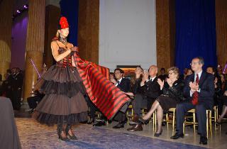 Intervento della signora Franca Ciampi a &quot;Fantasy&quot;, manifestazione inaugurale della settimana dell'Alta Moda