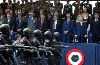 Partecipazione del Presidente della Repubblica alla parata militare in occasione della Festa della Repubblica