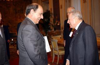 Incontro con Giuseppe Pericu, Presidente del Comitato &quot;Genova 2004 - Capitale Europea della Cultura&quot;, Sindaco di Genova e con i componenti il Comitato