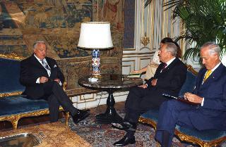 Incontro con Christian Poncelet, Presidente del Senato della Repubblica Francese