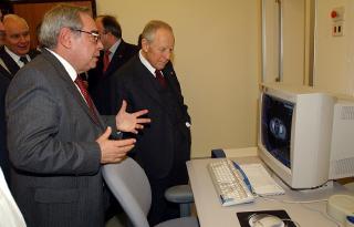 Visita del Presidente della Repubblica al Reparto di Radioterapia Oncologica dell'Istituto Regina Elena