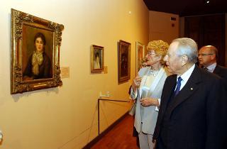 Visita del Presidente della Repubblica alla mostra &quot;Ritratti e figure, capolavori impressionisti&quot;