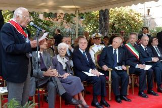 Intervento del Presidente della Repubblica all'inaugurazione dell'opera monumentale in memoria delle Vittime del 19 luglio 1943, in occasione del 60° anniversario del bombardamento di Roma