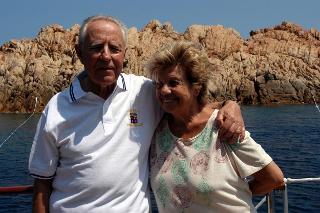 Il Presidente Ciampi in vacanza in Sardegna a La Maddalena