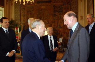 Il Presidente Ciampi accoglie al Quirinale il Premier Bulgaro Simeone di Sassonia Coburgo-Ghotha