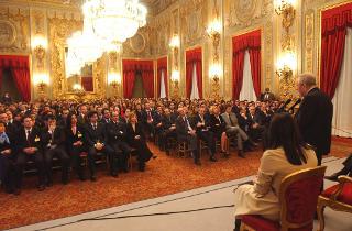 Incontro del Presidente della Repubblica con gli Uditori Giudiziari presenti a Roma per il conferimento delle funzioni e l'assegnazione delle sedi
