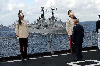 Intervento del Presidente della Repubblica alla commemorazione dell'affondamento della Corazzata &quot;Roma&quot;, Golfo dell'Asinara