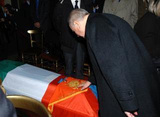 Omaggio alle Salme delle vittime dell'attentato a Nassiriya in Iraq, Roma, Complesso Monumentale del Vittoriano