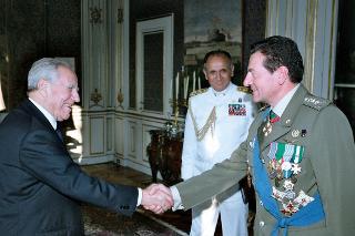 Visita di commiato del Ten. Gen. Alberto Ficuciello, Palazzo del Quirinale