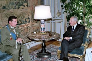 Visita di commiato del Ten. Gen. Alberto Ficuciello, Palazzo del Quirinale