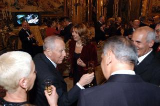 Brindisi di fine anno con il Segretario Generale ed i collaboratori, Palazzo del Quirinale