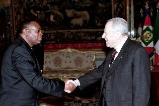 S.E. Sig. John Switzer Bakayana-Kityo, nuovo Ambasciatore dell'Uganda: presentazione Lettere Credenziali, Palazzo del Quirinale