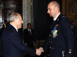 Cerimonia di consegna delle decorazioni dell'Ordine Militare d'Italia conferite nell'anno 2003