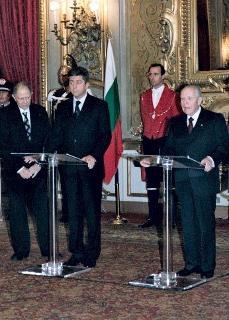 Visita ufficiale del Presidente della Repubblica di Bulgaria S.E. Sig. Georgi Parvanov e della Signora Parvanova