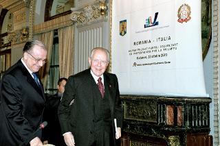 Visita di Stato del Presidente della Repubblica Carlo Azeglio Ciampi in Romania