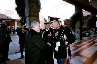 Colazione del Presidente della Repubblica presso il Comando del Reggimento Corazzieri, Roma, Caserma Alessandro Negri di Sanfront