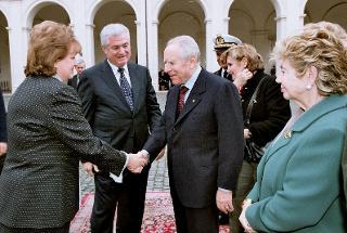 Visita ufficiale di S.E. Sig. Vladimir Voronin, Presidente della Repubblica di Moldova, Palazzo del Quirinale