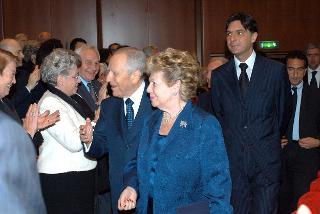 Intervento del Presidente della Repubblica al concerto eseguito dalla Gustav Mahler Jugend Orchester, diretta dal M° Claudio Abbado, Roma, Parco della Musica
