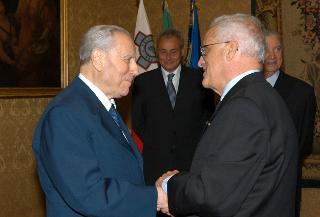 Incontro con il Sig. Eddie Fenech Adami, Presidente della Repubblica di Malta, Palazzo del Quirinale