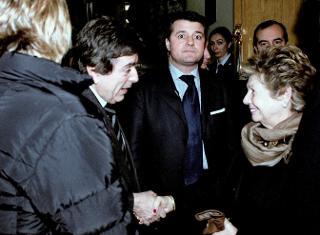 La Signora Franca Pilla Ciampi alla presentazione del film per la televisione "Raccontami una storia" prodotto dalla Rai, Roma