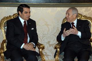 Incontro con il Presidente della Repubblica Tunisina, S.E. il Signor Zine el Abidine Ben Ali