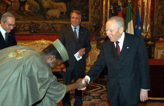 S.E. Sig. Tchao Sotou Bere, nuovo Ambasciatore del Togo: presentazione Lettere Credenziali, Palazzo del Quirinale