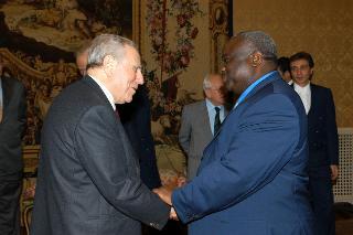 Incontro con il Presidente della Repubblica del Burundi, Signor Domitien Ndayizeye