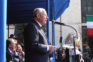 Intervento del Presidente della Repubblica, in forma ufficiale, alla commemorazione del 60° anniversario della distruzione della città di Cassino