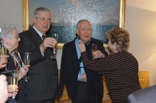 Brindisi in occasione del quinto anniversario dell'elezione a Presidente della Repubblica