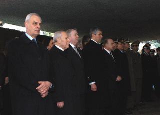 Intervento del Presidente della Repubblica, in forma ufficiale, alla cerimonia commemorativa del 60° anniversario dell'eccidio delle Fosse Ardeatine