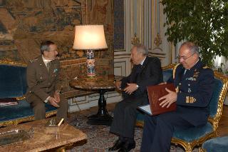 Incontro con il Gen. C.A. Giulio Fraticelli, Capo di Stato Maggiore dell'Esercito, Palazzo del Quirinale