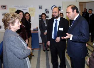 La Signora Franca Pilla Ciampi in visita alla Fondazione "Gigi Ghirotti", Roma