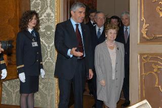 La Signora Franca Pilla Ciampi alla commemorazione di Giovanni Goria alla Camera dei deputati, Roma