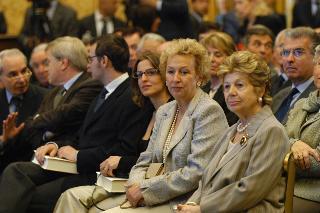 La Signora Franca Pilla Ciampi alla commemorazione di Giovanni Goria alla Camera dei deputati, Roma