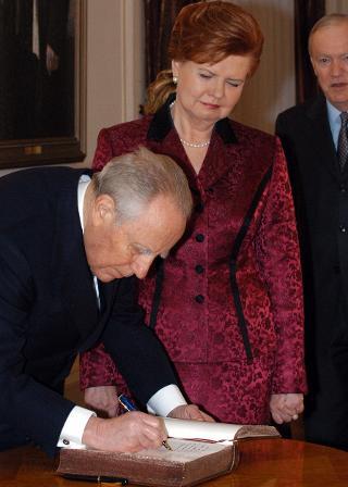 Visita di Stato del Presidente della Repubblica Carlo Azeglio Ciampi nella Repubblica di Lettonia