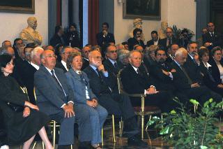 Intervento del Presidente della Repubblica alla commemorazione di Franco Modigliani, Roma, Sala della Protomoteca in Campidoglio