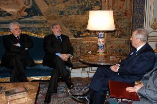 Incontro con il Dott. Raffaele Morese, nuovo Presidente della Confederazione Nazionale dei Servizi, Palazzo del Quirinale