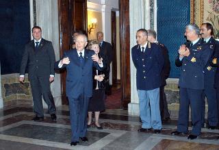 Incontro con il Personale civile e militare del Segretariato Generale della Presidenza della Repubblica e successiva celebrazione della Messa di Pasqua