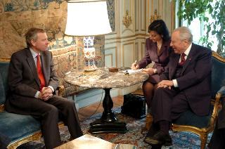 Incontro con il Sig. Jaap de Hoop Scheffer, nuovo Segretario Generale della NATO, Palazzo del Quirinale