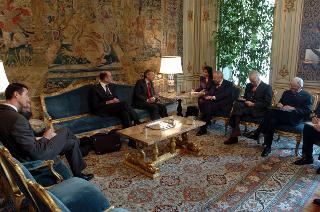 Incontro con il Sig. Jaap de Hoop Scheffer, nuovo Segretario Generale della NATO, Palazzo del Quirinale