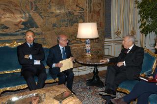 Incontro con l'On. Prof. Giulio Urbani, Ministro per i beni e le attività culturali, per la presentazione del "Codice dei beni culturali e del paesaggio", Palazzo del Quirinale