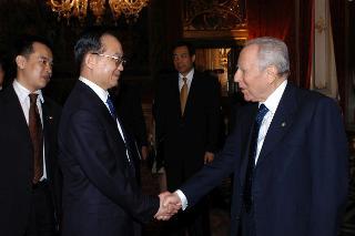 Incontro con il Primo Ministro della Repubblica Popolare Cinese, Signor Wen Jiabao