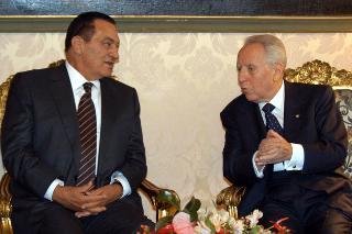 Incontro con il Presidente della Repubblica Araba d'Egitto, Hosny Mubarak