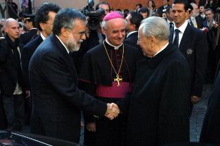Intervento del Presidente Ciampi all'Accademia Nazionale dei Lincei e alla Comunità di Sant'Egidio, in occasione della consegna del Premio Balzan 2004