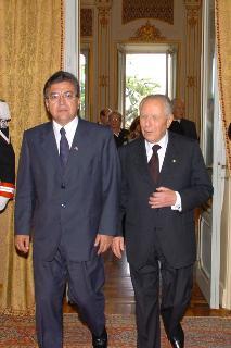 Incontro con il Sig. Nicanor Duarte Frutos, Presidente della Repubblica del Paraguay, Palazzo del Quirinale