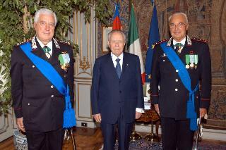 Visita di congedo del Gen. C.A. Ottavio Fugaro e del Gen. C.A. Vittorio Savino