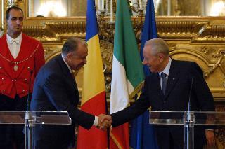 Visita ufficiale del Presidente di Romania, S.E. il Signor Ion Iliescu