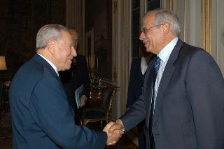 Incontro con il Sig. Josep Borrell Fontelles, Presidente del Parlamento Europeo, Palazzo del Quirinale