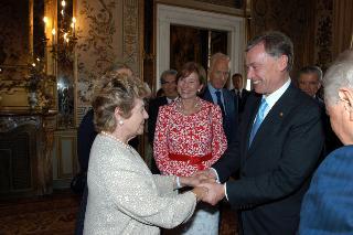 Incontro e successiva colazione in onore del Presidente della Repubblica Federale di Germania Sig. Horst Köhler, accompagnato dalla moglie