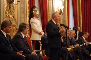 Incontro con il Dott. Giuliano Poletti, Presidente di Legacoop e con alcuni esponenti dell'Associazione Nazionale Cooperativa Consumatori, delle tre grandi Cooperative di Reggio Emilia e della Cooperativa Scalo Fluviale
